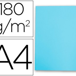 Subcarpeta cartulina Gio A4 celeste pastel 180 g/m²