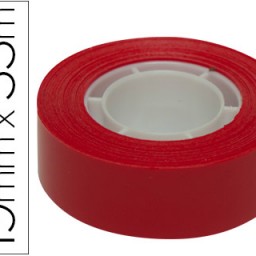 Cinta adhesiva aislante Apli 33m.x19mm. roja
