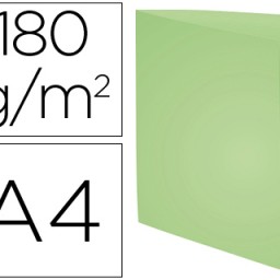 Subcarpeta cartulina reciclada Exacompta A4 verde 170 g/m²