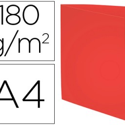 Subcarpeta cartulina reciclada Exacompta A4 roja 170 g/m²