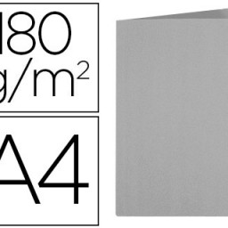 SC26 Subcarpeta cartulina Liderpapel A4 gris 180 g/m²