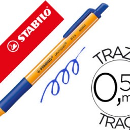 Bolígrafo Stabilo Pointball tinta azul