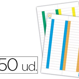 Tiras de papel Elba para visores de carpetas colgantes