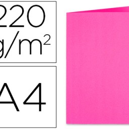 Subcarpeta cartulina reciclada Exacompta A4 fucsia 220 g/m²