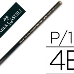 Lápiz de grafito Faber 9000 hexagonal 4B