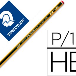 Lápiz de grafito Staedtler Noris hexagonal HB