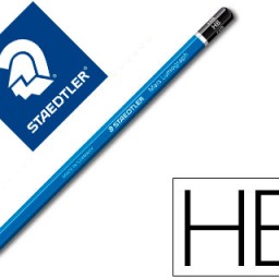 Lápiz de grafito Staedtler Mars Lumograph 100 hexagonal HB