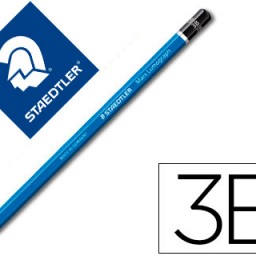 Lápiz de grafito Staedtler Mars Lumograph 100 hexagonal 3B