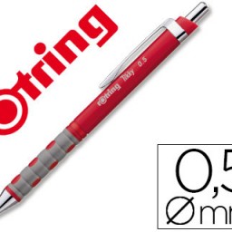 Portaminas rotring Tikky 0,5mm. rojo
