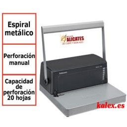 Encuadernadora Fellowes Metal 100 espiral metálico