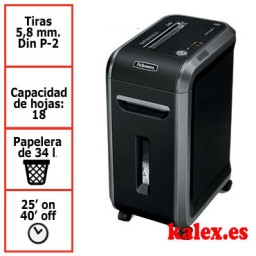Destructora de papel Fellowes 90S profesional