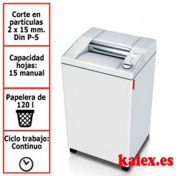 Destructora papel IDEAL 3104C2 microcorte departamental