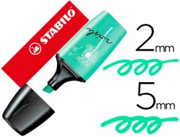 Marcador fluorescente Stabilo Boss mini tinta menta pastel