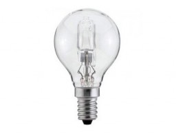 Bombilla Sunmatic eco halógena miniglobo E14 42W 630 Lúmenes