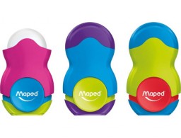 Sacapuntas Maped Loopy plástico 1 orificio con goma