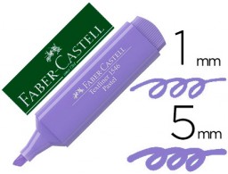 Marcador fluorescente Faber 1546 color pastel lila