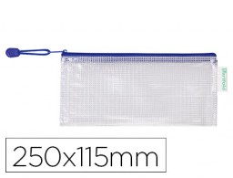 Bolsa multiusos Tarifold PVC cremallera azul