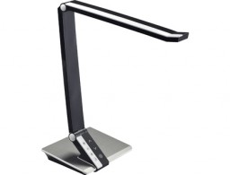 Lámpara de oficina Q-Connect LED sobremesa negra