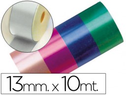 Cinta fantasía 10m.x13mm. plata