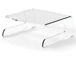 Soporte para monitor Fellowes Clarity transparente