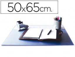 Vade sobremesa Q-Connect PVC azul 50x65 cm.