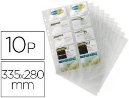 Recambio 10 fundas Durable 20 tarjetas por funda