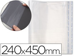 Forralibro PP 240x450mm. ajuste adhesivo