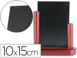 Pizarra negra Liderpapel doble cara 10x15cm.
