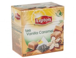 Té Lipton vainilla y caramelo 20 bolsas