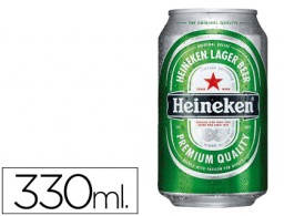 Cerveza Heineken lata 330 ml.