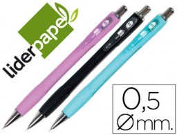 Portaminas Liderpapel Shaker 0,5mm. colores surtidos