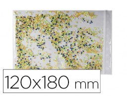 100 bolsas plástico Apli autocierre 120x180mm.