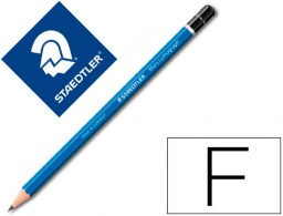 Lápiz de grafito Staedtler Mars Lumograph 100 hexagonal F