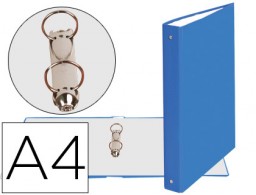 Carpeta de 2 anillas 30 mm. Exacompta A4 azul claro