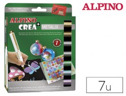 7 rotuladores Alpino Crea Metalix