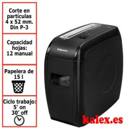 Destructora de papel Fellowes 21Cs para uso moderado 4360201