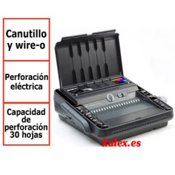 Encuadernadora GBC MultiBind 230E canutillo plástico / espiral