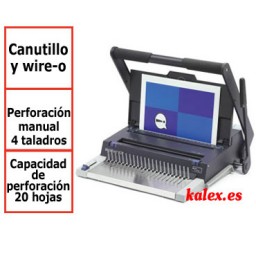 Encuadernadora GBC MultiBind 320 canutillo, wire-o y taladros