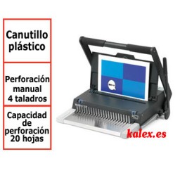 Encuadernadora GBC MultiBind 220 canutillo plástico y taladros